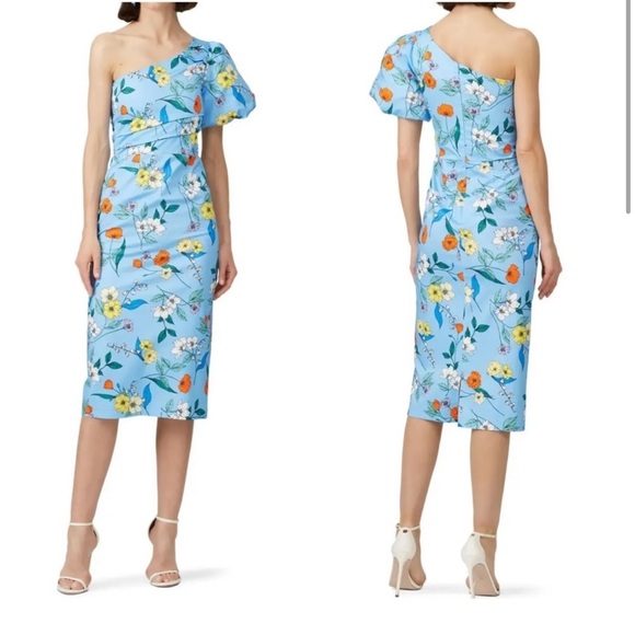 Hunter Bell Margo‎ One Shoulder Dress 4 - Picture 3 of 6